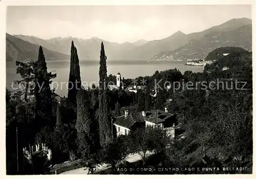 AK / Ansichtskarte Lago_di_Como Centro Lago e Punta Bellagio Lago_di_Como