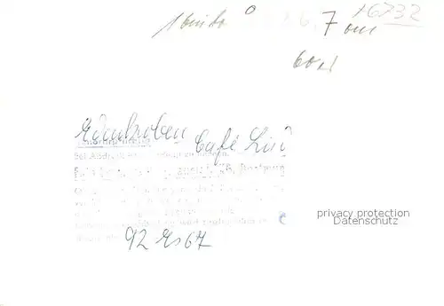 AK / Ansichtskarte Edenkoben Cafe Ludwig Gaestezimmer Edenkoben