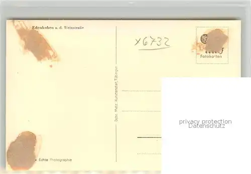 AK / Ansichtskarte Edenkoben Panorama Edenkoben