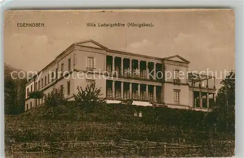 AK / Ansichtskarte Edenkoben Villa Ludwigshoehe Koenigsbau Edenkoben