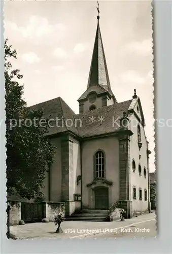 AK / Ansichtskarte Lambrecht Kath Kirche Lambrecht