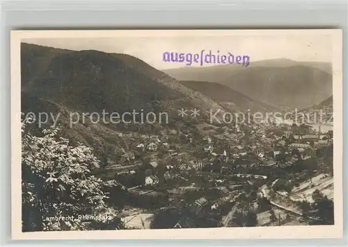 AK / Ansichtskarte Lambrecht Panorama Lambrecht