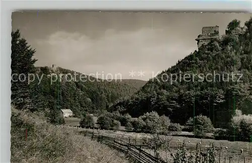 AK / Ansichtskarte Erfenstein Ruine Spangenburg Erfenstein