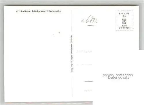 AK / Ansichtskarte Edenkoben Weinlese Weinberg Edenkoben