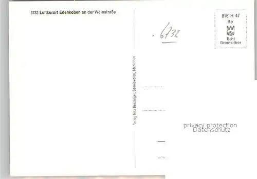 AK / Ansichtskarte Edenkoben Hilschwasserfall Kropsburg Ludwigsstift Edenkoben