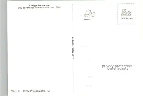 AK / Ansichtskarte Edenkoben Kneipp Sanatorium Edenkoben