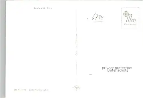 AK / Ansichtskarte Lambrecht Panorama Lambrecht