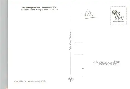 AK / Ansichtskarte Lambrecht Panorama Lambrecht
