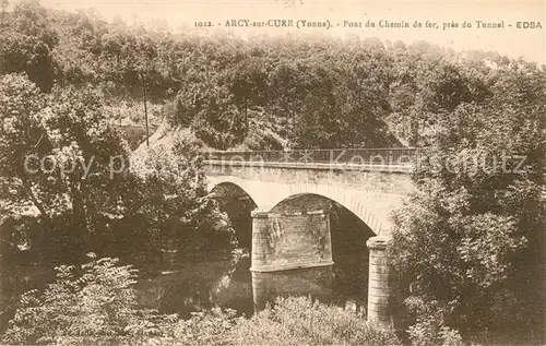 AK / Ansichtskarte Arcy sur Cure_Yonne Pont du Chemin EDSA Arcy sur Cure Yonne