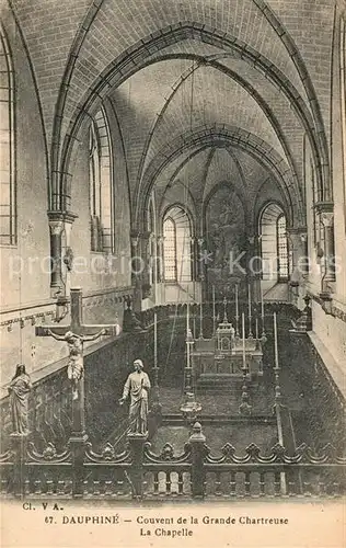 AK / Ansichtskarte Dauphin Altarraum der Kapelle Dauphin