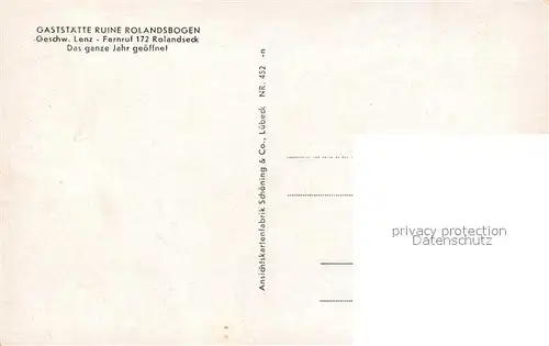 AK / Ansichtskarte Rolandswerth Rolandsbogen Drachenfels  Rolandswerth