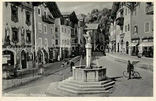 AK / Ansichtskarte Berchtesgaden Marktplatz Berchtesgaden