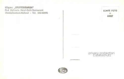 AK / Ansichtskarte Monnickendam Uitgave Stuttenburgh Monnickendam