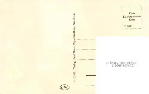 AK / Ansichtskarte Mannheim Villenviertel Mannheim