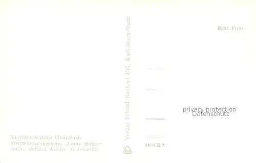 AK / Ansichtskarte Gruenbach_Vogtland Erholungsheim Louis Mueller  Gruenbach_Vogtland