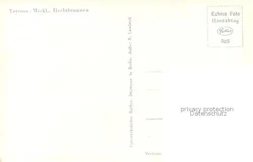 AK / Ansichtskarte Teterow_Mecklenburg_Vorpommern Hechtbrunnen Teterow_Mecklenburg