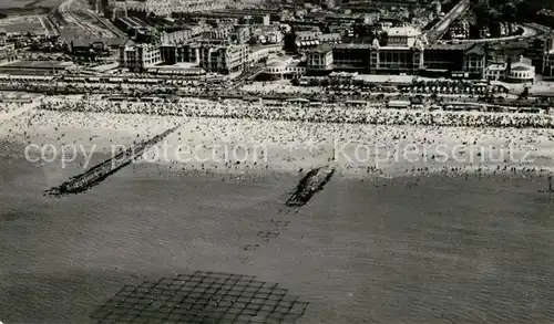 AK / Ansichtskarte Scheveningen Fliegeraufnahme Strand  Scheveningen