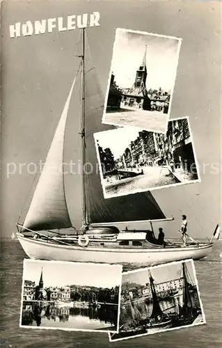 AK / Ansichtskarte Honfleur Eglise Sainte Catherine Musee Bateaux de Peche  Honfleur