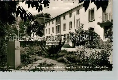 AK / Ansichtskarte Edenkoben Schlosshotel Ludwigshoehe Edenkoben