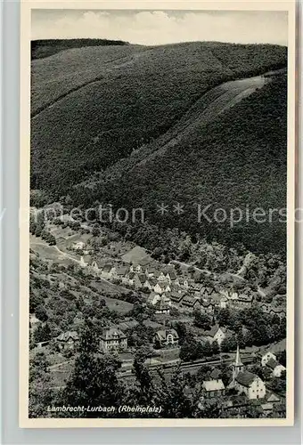 AK / Ansichtskarte Lambrecht Fliegeraufnahme mit Lurbachtal Lambrecht