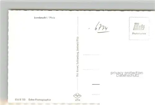 AK / Ansichtskarte Lambrecht Panorama Lambrecht