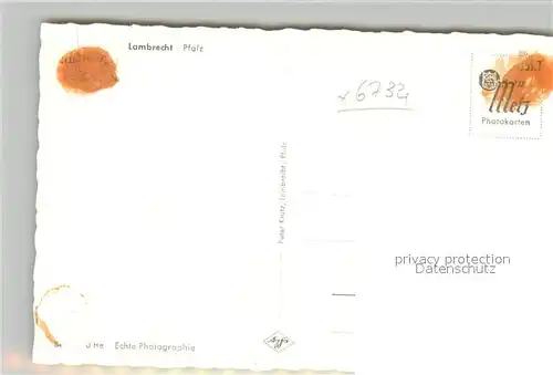 AK / Ansichtskarte Lambrecht Panorama Lambrecht