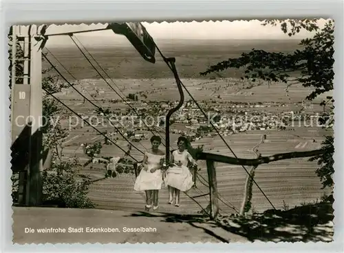 AK / Ansichtskarte Edenkoben Sesselbahn Panorama Edenkoben