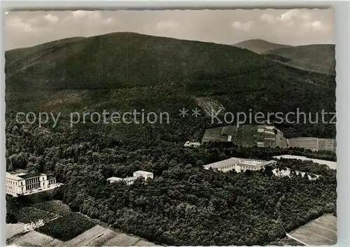 AK / Ansichtskarte Edenkoben Fliegeraufnahme Ludwigshoehe Schloss Schlosshotel Sportschule Edenkoben