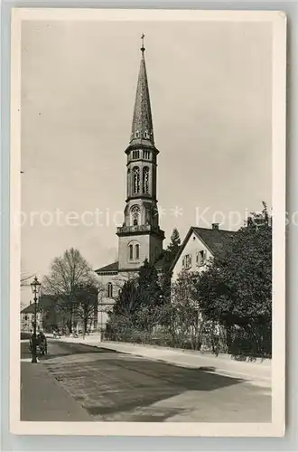 AK / Ansichtskarte Freiburg_Breisgau aelteste ev Kirche Freiburg Breisgau