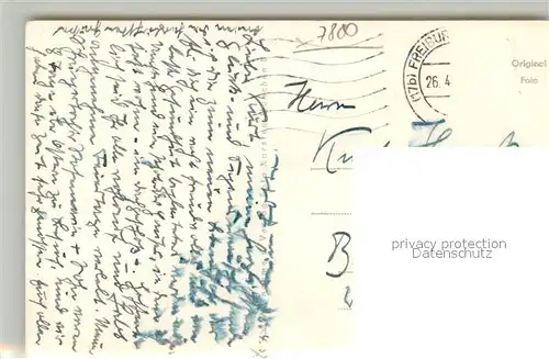 AK / Ansichtskarte Freiburg_Breisgau Villa Muenster Freiburg Breisgau