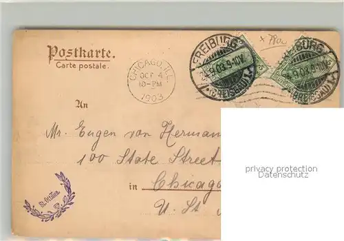 AK / Ansichtskarte Freiburg_Breisgau St Ottilien Grotte Freiburg Breisgau