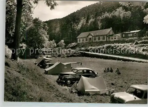 AK / Ansichtskarte Lambrecht Campingplatz Turnerheim im Beerental Lambrecht