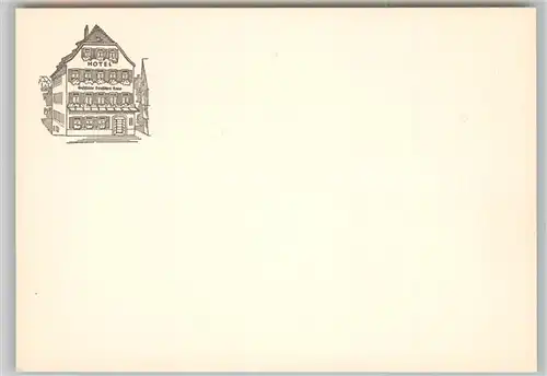 AK / Ansichtskarte Tuebingen Hotel Deutsches Haus Tuebingen