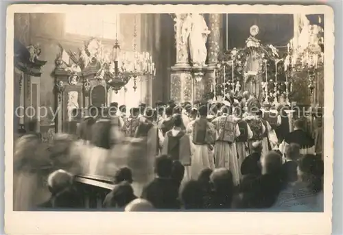 AK / Ansichtskarte Freiburg_Breisgau Herz Jesu Kirche Inneres  Freiburg Breisgau