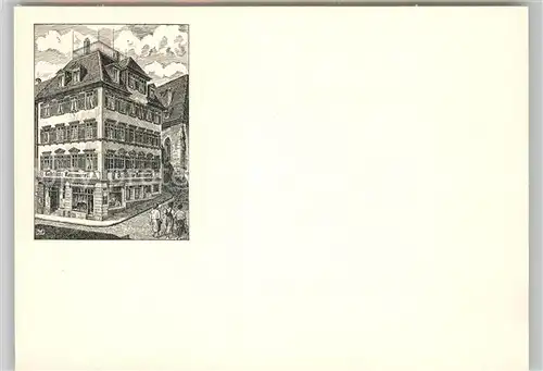 AK / Ansichtskarte Tuebingen Gaststaette Kaffee Kommerell Tuebingen