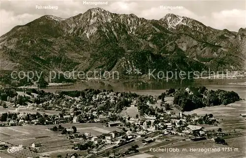 AK / Ansichtskarte Kochel_See Fliegeraufnahme  Kochel_See