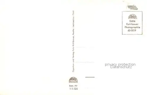 AK / Ansichtskarte Reutte_Tirol Kreckelmoos Stuibenfall Plansee  Reutte Tirol