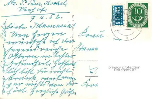 AK / Ansichtskarte Kochel_See Schmied Denkmal  Kochel_See