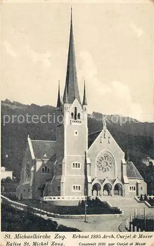 AK / Ansichtskarte Zug_ZG St. Michaelkirche Zug_ZG
