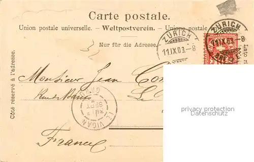 AK / Ansichtskarte Zuerich_ZH Postgebaeude und Stadthaus Zuerich_ZH