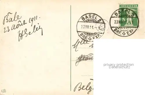 AK / Ansichtskarte Basel_BS Mittlere Bruecke Basel_BS