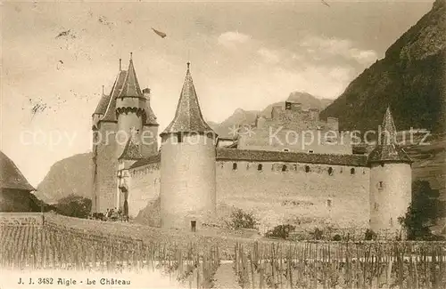 AK / Ansichtskarte Aigle_VD Chateau Aigle_VD