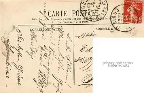 AK / Ansichtskarte Saint_Cloud Rond Point de la lanterne du parc vue sur Paris avec la Tour Eiffel Saint Cloud