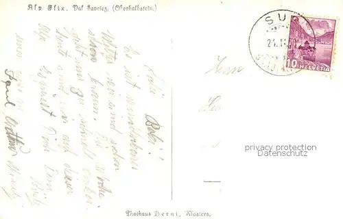 AK / Ansichtskarte Sur_Albula Alp Flix Val Savriez Oberhalbstein Gebirgspanorama Alpen im Winter Sur_Albula