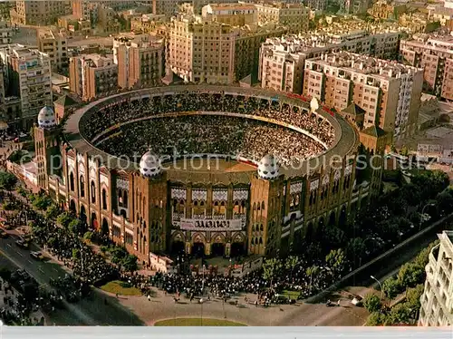 AK / Ansichtskarte Barcelona_Cataluna Plaza de Toros Monumental vista en helicoptero Serie II Num 83 Barcelona Cataluna