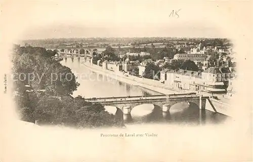 AK / Ansichtskarte Laval_Mayenne Panorama Viaduc Laval Mayenne