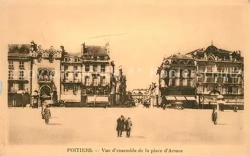 AK / Ansichtskarte Poitiers_Vienne Ensmble Place d Armes Poitiers Vienne