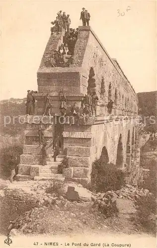 AK / Ansichtskarte Nimes Pont du Gard  Nimes