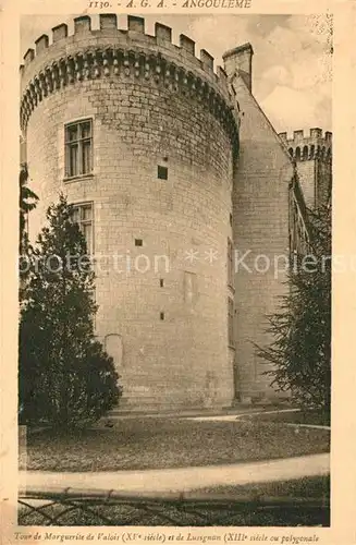 AK / Ansichtskarte Angouleme Tour de Marguerit de Valois Lusignan Angouleme