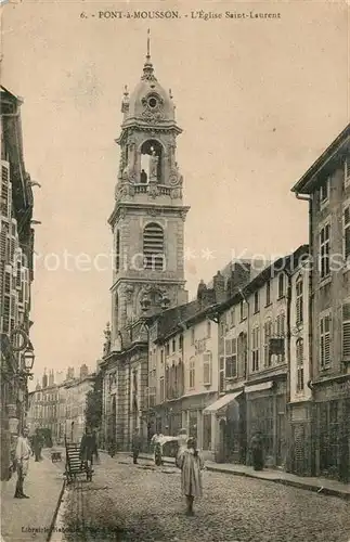 AK / Ansichtskarte Pont a Mousson Eglise Saint Laurent Pont a Mousson